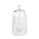 thumbnail image 3 of Candelabro de cúpula de vidrio cloche con asa en la parte superior, cúpula de campana de vidrio con base para blanco, 3 of 9