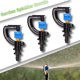 thumbnail image 2 of 5-100PCS 180 Degree Rotating Nozzle Refraction Watering Sprinklers Garden Irrigation Lawn Sprayed Fittings 4/7mm Hose He Qiyong unisex, 2 of 2
