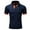 Dark Blue, variant on Odbmxy Men's Short Sleeve Polo Turn Down Collar Mens Clothes Shirts Button Dressy Modern Fit Solid Shirts,Blue XXL