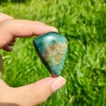 thumbnail image 3 of Natural Moss Agate Tumbled Stones (Water Moss Agate) - Unique Green Inclusions, Healing Crystal for Calm & Abundance, 1 inch (25mm), Bulk for Jewelry, Meditation, Reiki, Collection, Gift, 3 of 6