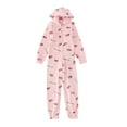 thumbnail image 2 of Combinaison Grande Taille pour Femmes aux Formes, Pyjama à Manches Longues, Body, Tenues de Nuit, Combinaison à Capuche, Combinaison pour Femmes en Liquidation, 2 of 9