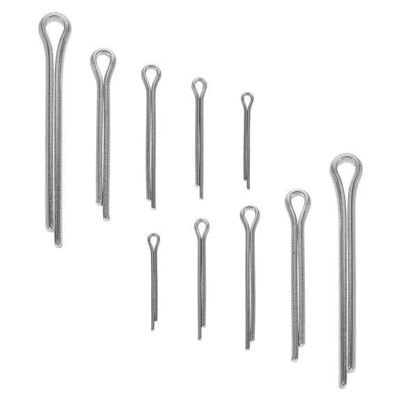 Raindrops Trailer Pins Cotter Pin Assortment Kit Silver 230Set for Holding Bolts and Pins