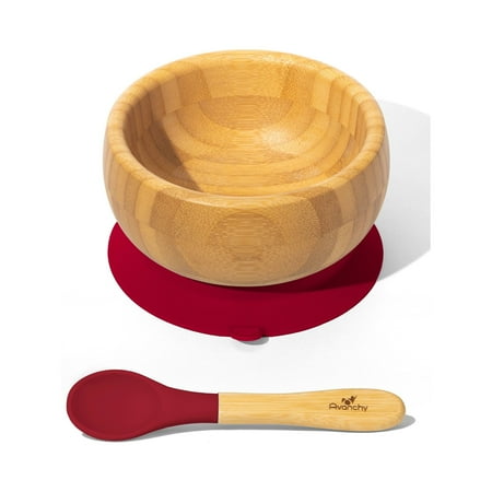 Baby Bowl   Spoon | Bamboo & Silicone