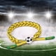 thumbnail image 5 of Pulsera trenzada Zulema Brazalete de fútbol Amarillo, 5 of 8