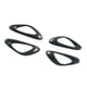 thumbnail image 4 of Moldura de manija de puerta Interior para sello, accesorios de coche, patrón de fibra de carbono, duradera, fácil de instalar, decorativa, 4 Uds., 4 of 9