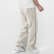 Elvqul Cargo Pants for Men with Pockets Big and Tall Elastic Waist Mens Cargo Pants