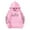 Pink, variant on Tween Girls Hoodies Sweatshirts Kids Pullover Football Print Hooded Sweatshirt Casual Warm Jacket Clothing Pink Size 11-12T