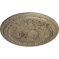 thumbnail image 3 of Ekena Millwork 27"OD x 2 1/2"P Brunswick Ceiling Medallion (Fits Canopies up to 4 1/2"), Hand-Painted Gobi Desert Crackle, 3 of 5