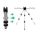 thumbnail image 3 of Trépied pour Cannes à Pêche, Support Portable en Alliage d'Aluminium avec 3 Pieds Réglables pour Usage Intérieur et Extérieur 62cm, 3 of 8