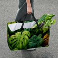 thumbnail image 7 of Tropical Plants Large Capacity Reusable Oxford Cloth Grocery Baskets: Foldable Toy Basket, Storage Bag, Easter Basket, 7 of 7