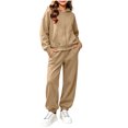 thumbnail image 2 of Lmnyox Kid's Clothing Sets Hoodies and Joggers Sets with Pockets 2 Pieces Winter Tracksuit for 2-14 Years, 2 of 6