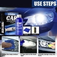 thumbnail image 4 of Maojin Limpiador de faros Kit de solución de suministros de limpieza de faros de coche limpiador líquido con esponja,10/30/50ML, 4 of 5