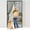 Fiberglass-Black, variant on Burculy  Magnetic Screen Door - Fits Door Opening 36 x 82 in, Actual Screen Size 38"x83", Hands Free Mesh Partition,Heavy Duty Curtain Keeps Bugs Out, Frame Hook & Loop, Pet and Kid Friendly