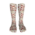 thumbnail image 5 of Pofeuu Cartoon Mushrooms Print Stockings, Adult Running Hiking Socks for Youth and Adult-One Size, 5 of 8