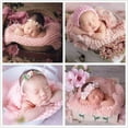 thumbnail image 6 of Newborn Photography Baby Posing Layer Props Basket Filler Stuffer Blanket Photoshoot HandKint Photo Wool Wrap, 6 of 6
