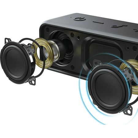 Soundcore - by Anker Select 2 Portable Waterproof Bluetooth Speaker - Black