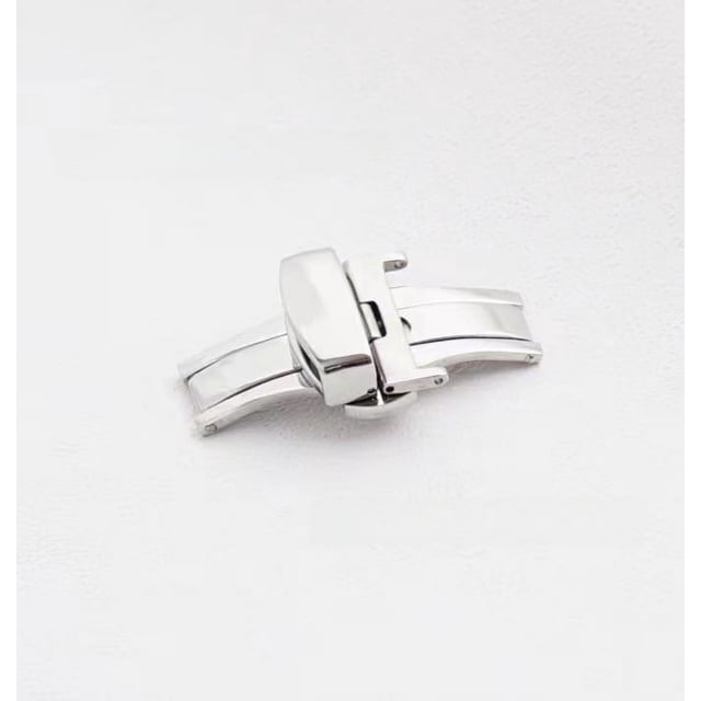 Accesorios para relojes con hebilla de cinturón de cara gruesa Hebilla de mariposa esférica gruesa Hebilla de correa de cuero genuino para reloj