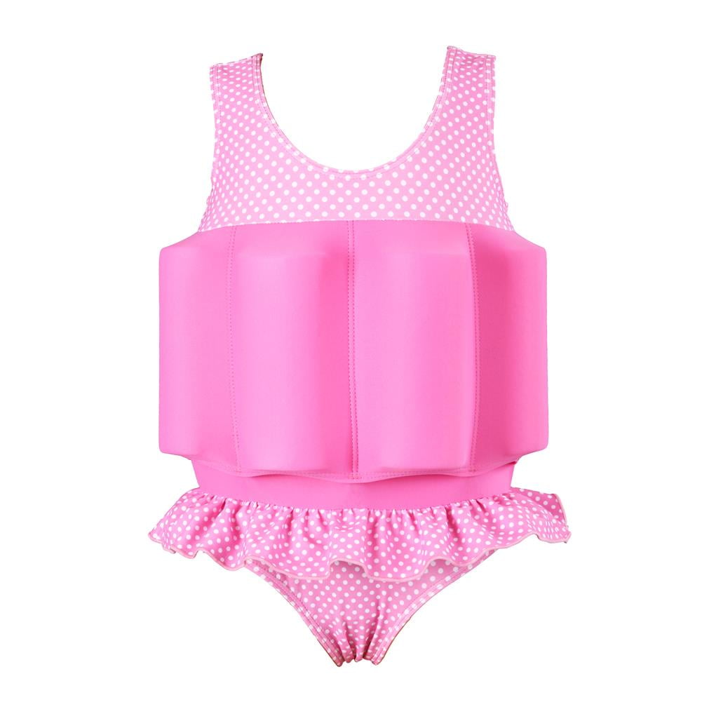 IBTOM CASTLE Toddler Kid Girls Floatation Swimsuit with Adjustable