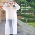 thumbnail image 4 of Moyic Chubasquero de 2 piezas, chubasquero para senderismo, Poncho de EVA con capucha, ropa de lluvia transparente para viajes, ropa impermeable para Paraguas de lluvia Moyic HA067274-00, 4 of 6