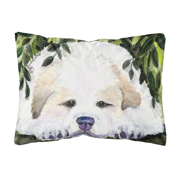 Dog Portrait/Landscape Painting Fabric Decorative Pillow