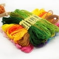 thumbnail image 4 of Friendship Bracelet String 50 Skeins Rainbow Color Embroidery Floss Cross Stitch Embroidery Thread Cotton Floss Bracelet Yarn, Craft Floss, 4 of 7