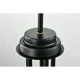 thumbnail image 2 of Alana 18.9 in. 5-Light Indoor Matte Black and Brass Finish Chandelier with Light Kit, 2 of 6