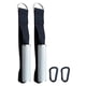 thumbnail image 5 of 2 asas de gimnasio para equipo de ejercicio de resistencia, accesorio de fitness para el pecho negro, 5 of 9