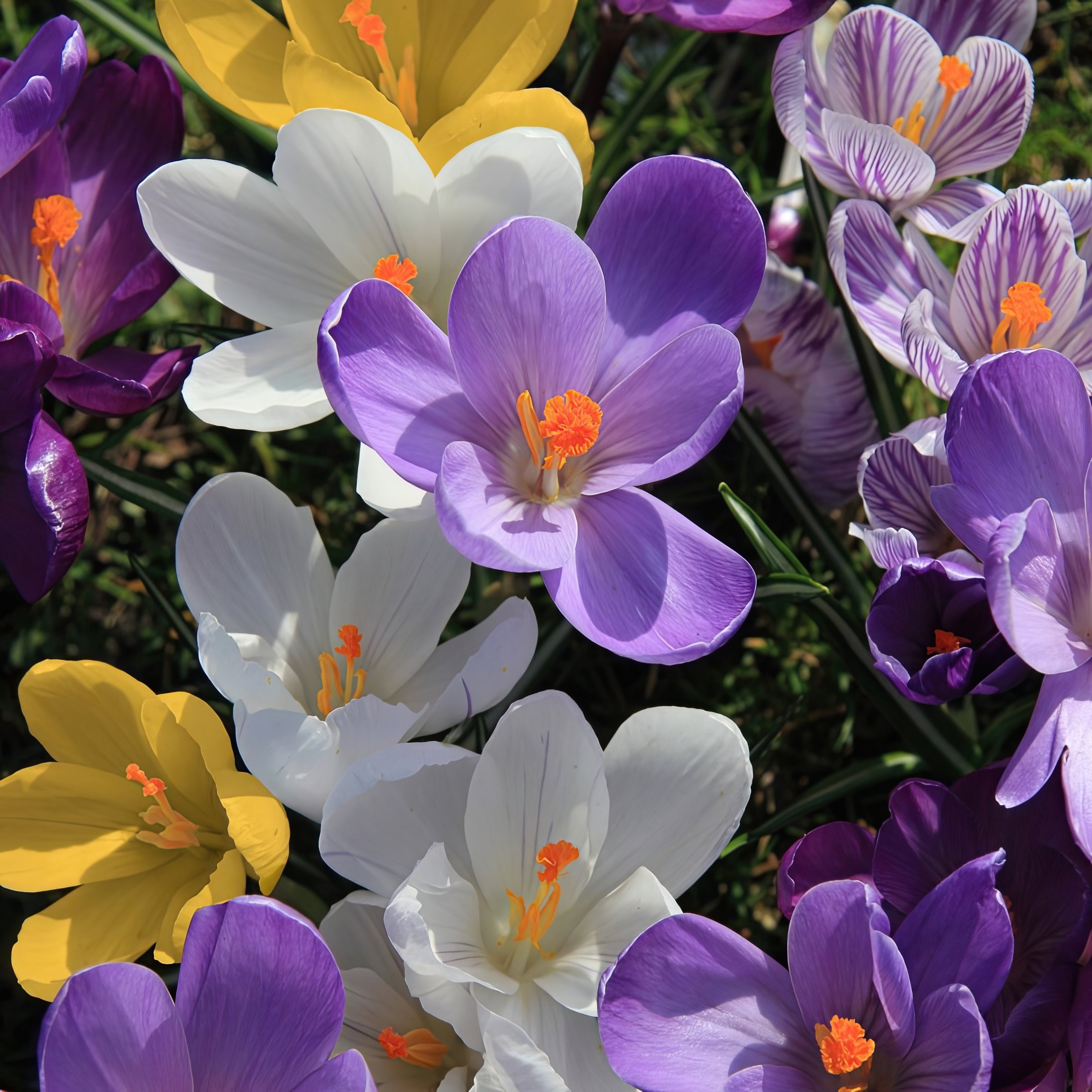 National Plant Network Crocus Mixed Colored Live Bulbs (50-Pack)