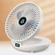 thumbnail image 5 of Mini ventilador ajustable con clip, 3 velocidades, ventilador de escritorio USB ajustable para el hogar (negro), 5 of 8