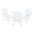 thumbnail image 4 of Juego de mesa y sillas de jardín para casa de muñecas, escala 1/12, rústico, elegante, juego de simulación, adornos de jardín de hadas para accesorios, 4 of 8
