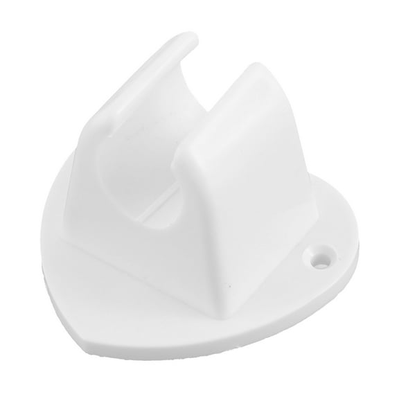 Unique Bargains Bathroom Shower Head Wall Mounted Heart Shape Bracket Holder White
