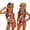 Royal Blue, variant on Grblisyd 4th of July Girls Swimsuit Red White and Blue Casual Swimwear 2 Piece Bathing Suit Cute Scoop Neck Swimsuits for Girls 6Y