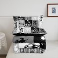 thumbnail image 5 of meiyoeat Western Cowboy Bull Skull Full Size Comforter Sets For Boys,Rustic Farmhouse Cabin Bedding Comforter Set,Reversible,3 Pieces,1 Comforter and 2 Pillowcases, 5 of 7