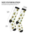 thumbnail image 2 of Lsque Avocado Friends Pattern Sport Compression Socks for Men & Women 15-20 mmHg Knee High Nurse Pregnant Running Medical and Travel Athletic, 2 of 6