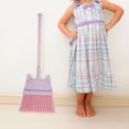 thumbnail image 3 of RENACLIPY Kids Plastic Broom for Indoor Sweeping and Cleaning, Lightweight Child-Friendly Broom for Use, 1 Piece, 3 of 7