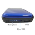 thumbnail image 2 of Charging Wallet Battery Power Bank - Aluminum RFID Blocking Phone Recharge Wallet - Red, 2 of 4