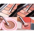 thumbnail image 3 of Kit de 14 piezas de brochas sintéticas premium para base, polvos, correctores, sombras de ojos y rubor en tono dorado champán, 3 of 4