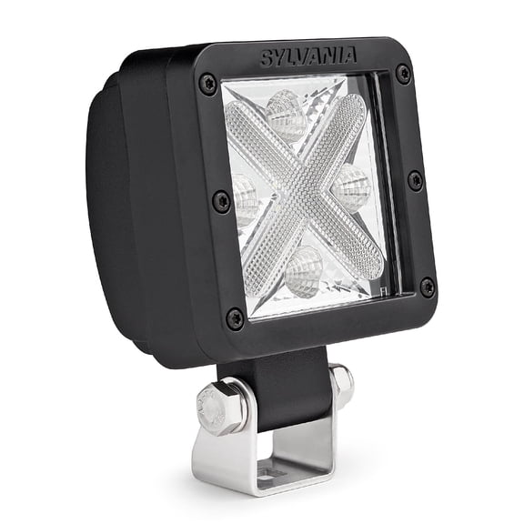 SYLVANIA - LED Pod 3 Inch Cube Light - Lifetime Limited Warranty - Dual Mode Accent plus Flood Light 1800 Raw Lumens Best Off Road Driving Work Light, Truck, Car, Boat, ATV, UTV, SUV, 4x4 (1 PC)