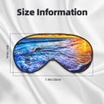 thumbnail image 5 of PAYOHTO Sunset Hawaii Beach Waves Soft Sleep Mask Comfort Pure Silk Eye Cover for Travel Office Camping, 5 of 7