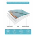 thumbnail image 5 of Marble Turquoise Gold Full Size Down Alternative Comforter, Lightweight Comforter Quilt Bedding Set with Pillow Shams Abstract Simple Geometric All Seasons Bed Comforter Duvet Insert 78"x90", 5 of 7