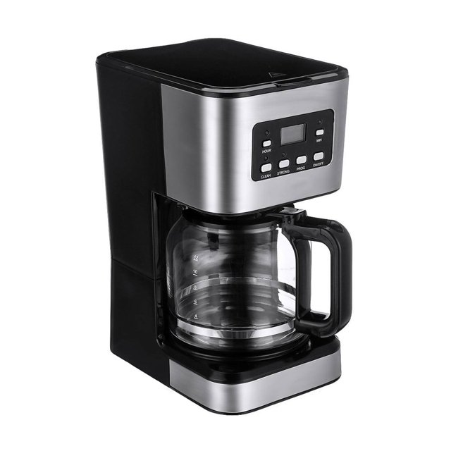 Coffee Machine, Family Filter Coffee Maker, Keep Warm, Stop Drip Technology