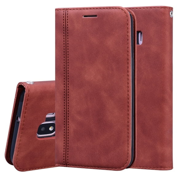 Frosted Business Magnetic Horizontal Flip PU Leather Case with Holder & Card Slot & Lanyard