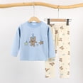 thumbnail image 5 of Gubotare Tween Pajamas Girls Kids Pajamas for Girl Sleepwear Toddler Clothes Size 7-8 (Blue,7-8 Years), 5 of 7