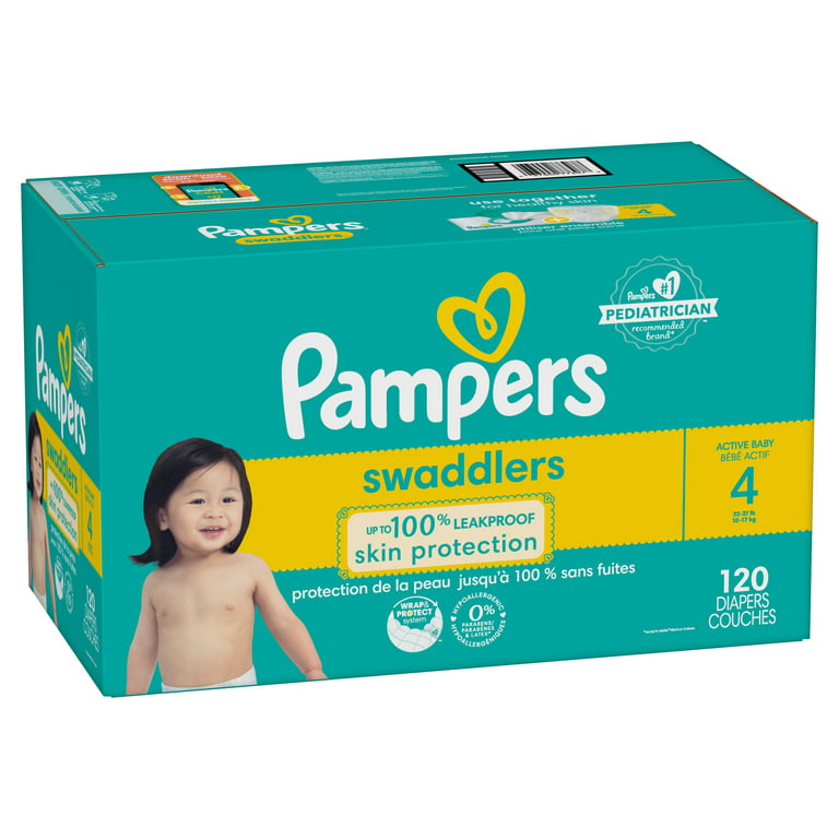 Pampers Swaddlers Overnight Diapers Size 7, 36 Count (Select for More  Options) 