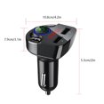 thumbnail image 2 of Transmisor FM G32 Kit de manos libres para automóvil Bluetooth Vehículo Reproductor de música MP3 Adaptador de cargador USB Inevent EL1988-00B, 2 of 7