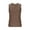 Brown, variant on Women's Slim Fitting Strappy Black Eared Backless Vest Blue XS