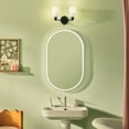 thumbnail image 3 of Kichler 55225BK Gioe 2 Light 14" Wide Vanity Light - Black, 3 of 7