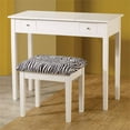 thumbnail image 2 of Rosebery Kids 2 Piece Bedroom Vanity Set in White and Black, 2 of 3