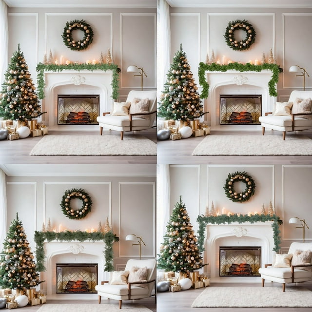Navidad Canes, Agradable Puerta Colgante, Adornos de Navidad, Festivo Hogar Exterior, Decoración de Navidad, Colgante para Exterior, Metal, Resistente, para Jardín, Accesorio Festivo, Colgante