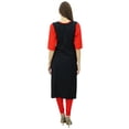 thumbnail image 2 of Bimba Hand-Embroidered Rayon Straight Designer Kurti Kurta Casual Clothing Tunic, 2 of 3